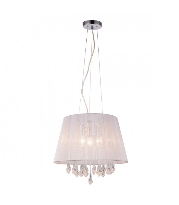 Suspension en cristal Isla blanc
