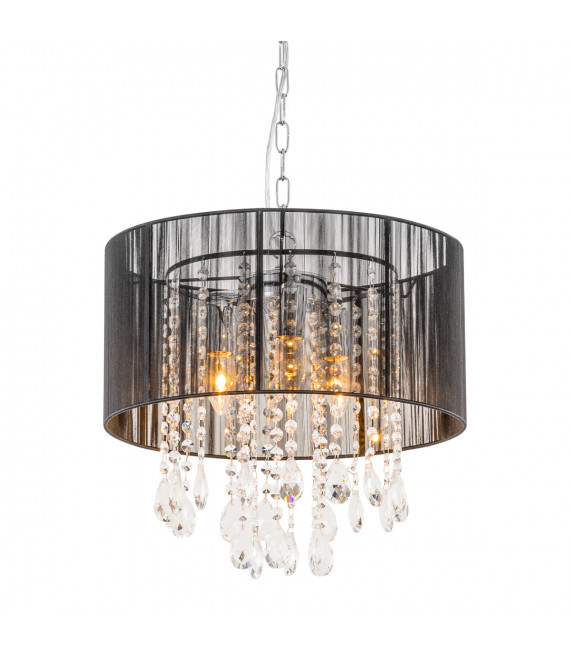 Essence Crystal Pendant Black