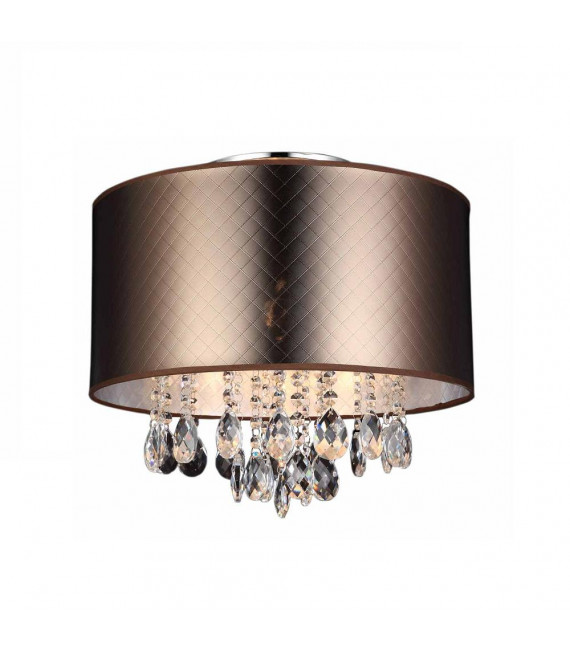 Lámpara colgante de cristal Motan Bronze
