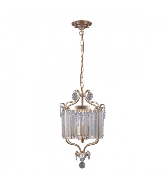 Suspension en cristal Rinaldo Champagne doré