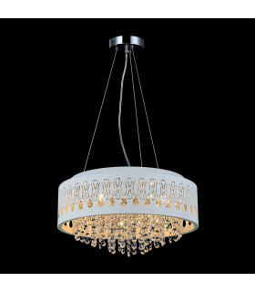 Doris Chrome lampada a sospensione in cristallo