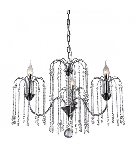 Suspension en cristal Quin Chrome