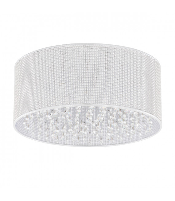 Lampada a sospensione in cristallo Quartz II Chrome