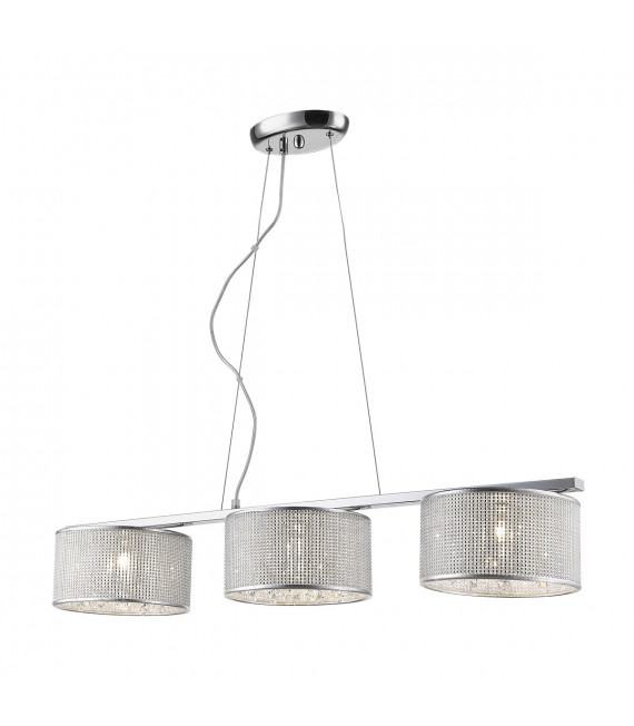 Kristall Quarz Chrom Pendelleuchte