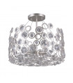 Nardo Champagne crystal pendant light silver crystal