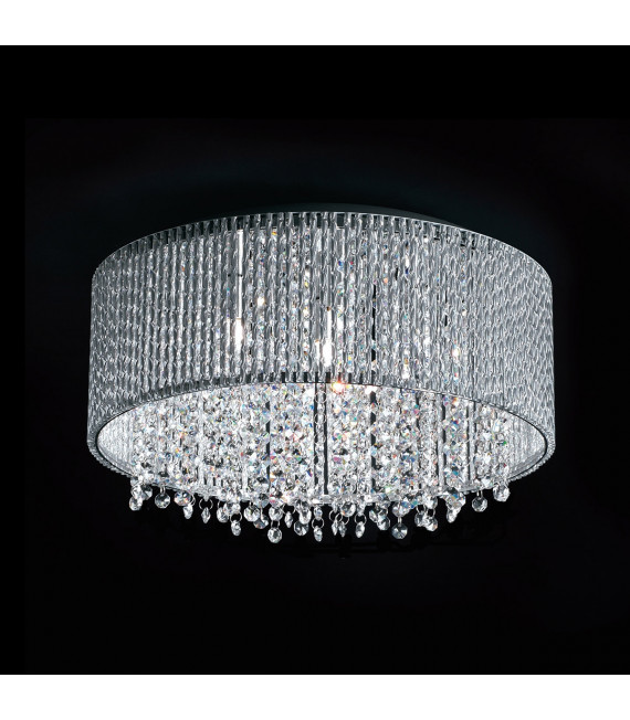 Suspension en cristal Anabella argent