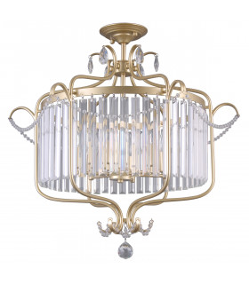 Colgante de cristal Rinaldo Champagne oro claro
