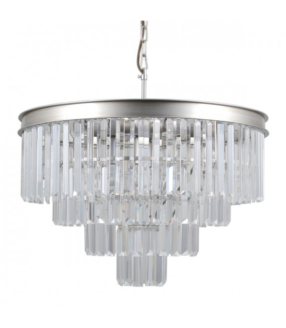 Kristall Pendelleuchte Verdes Silber