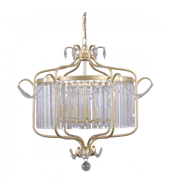 Colgante de cristal Rinaldo Champagne oro claro