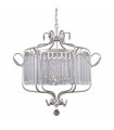 Crystal suspension Rinaldo Champagne silver Diameter 66 Cm