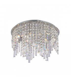 Suspension en cristal Minya Chrome