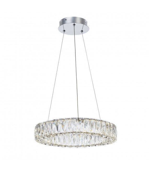 Suspension en cristal Perla Chrome