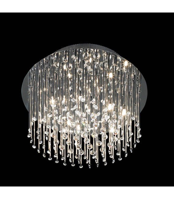 Lámpara colgante de cristal Angel Chrome