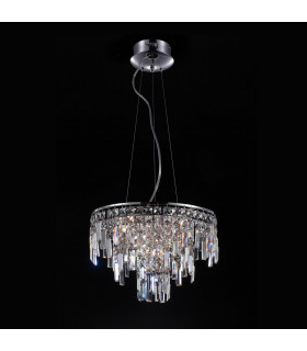 Lavenda Chrome crystal pendant lamp