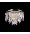 Lavenda Chrome crystal pendant light 10 bulbs