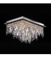 Suspension en cristal Lavenda Chrome 16 Ampoules