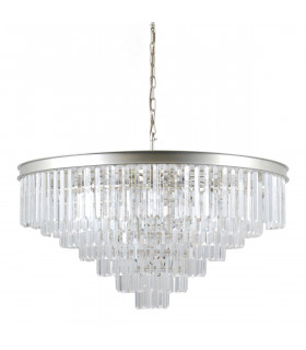 Verdes Champagne golden crystal suspension height 40 Cm