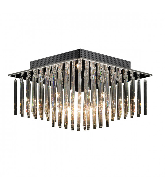 Spillo Chrome crystal pendant lamp