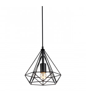 Industrie- und Retro-Pendelleuchte Natal Black