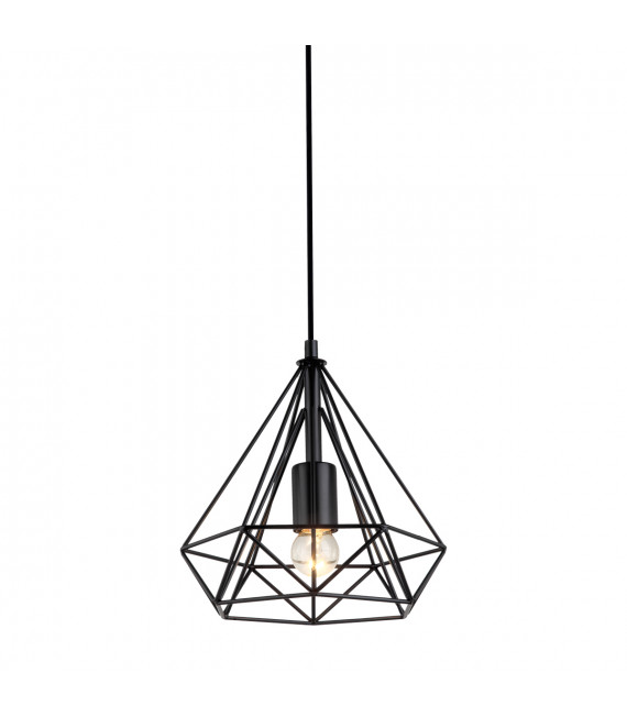 Lampada a sospensione industriale e retrò Natal Black