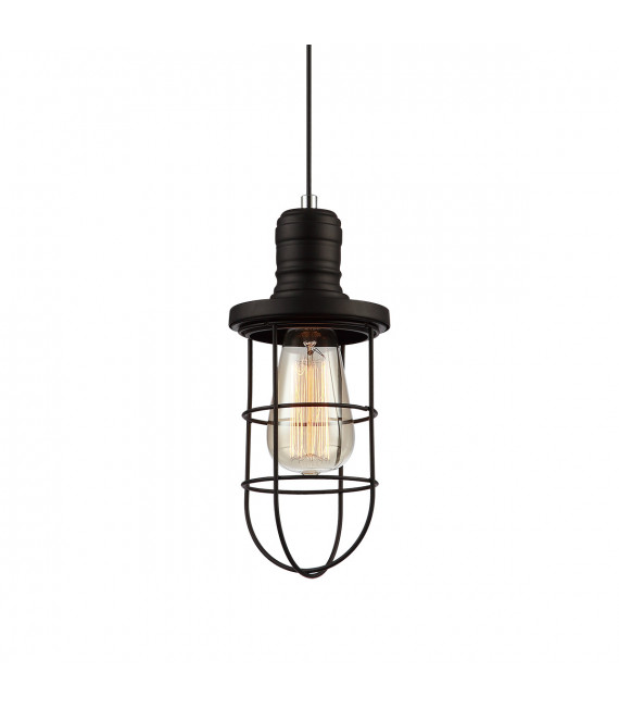 Lámpara colgante industrial y retro Synthia Black