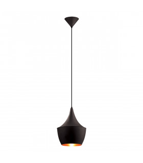 Industrie- und Retro-Pendelleuchte Maya Black