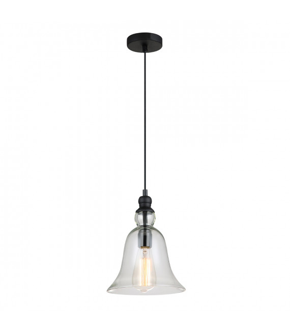 Lámpara colgante industrial y retro Irene Black