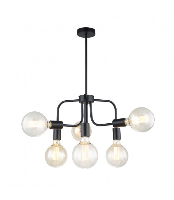 Industrial and retro hanging lamp Kristy Black