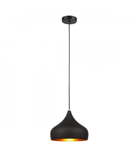 Industrie- und Retro-Pendelleuchte Salvio Black