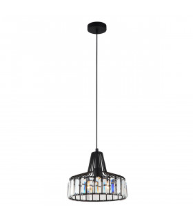 Industrial and retro suspension Manzo Black
