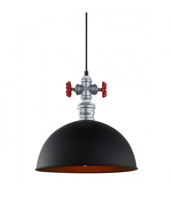 Industrial and retro suspension Rosa Black