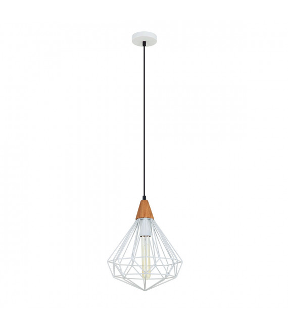 Suspension industrielle et rétro Maelle White blanc