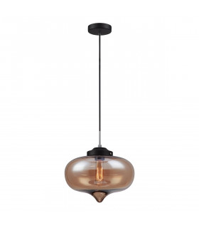 Lampada a sospensione industriale e retrò Heart Black