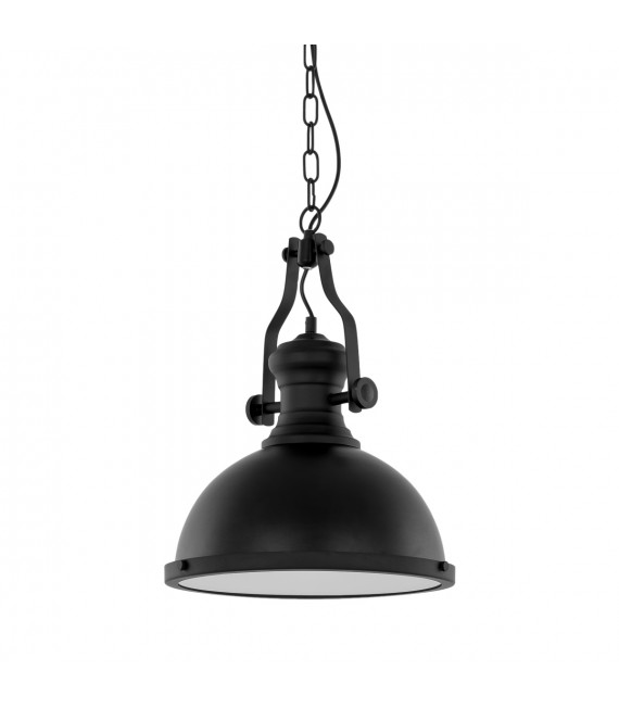 Industrial and retro suspension Maeva Black