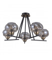 Industrial and retro pendant lamp Bastiano Matt black