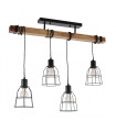 Industrial and retro suspension Ponte Noir, height 62 Cm