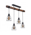 Industrial and retro suspension Reda Matt black