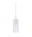 Modern pendant lamp Naolin Chrome, white 1 bulb