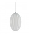 Modern suspension Parlo Chrome and transparent