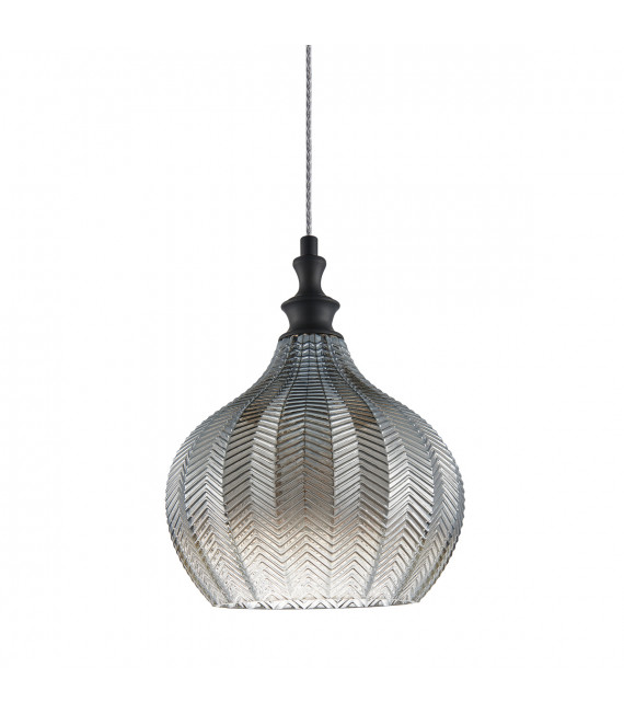 Moderne Pendelleuchte Sabres mattschwarz