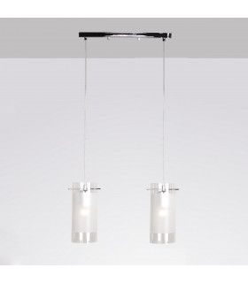 Moderne Pendelleuchte Blend Chrome