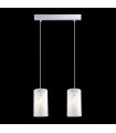 Suspension moderne Valve Chrome 2 ampoules