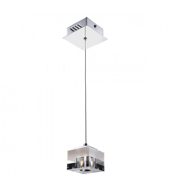 Lámpara colgante moderna Cubric Chrome