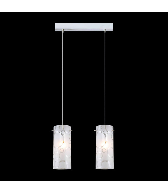 Danni Chrome 2-Light Modern Pendant