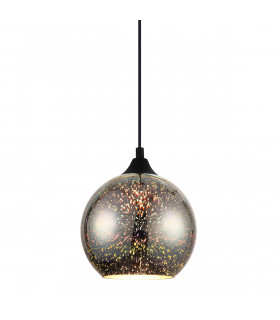 Suspension moderne Andromeda 3D Noir, coloré 1 ampoule