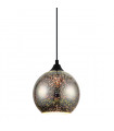 Suspension moderne Andromeda 3D Noir, coloré 1 ampoule