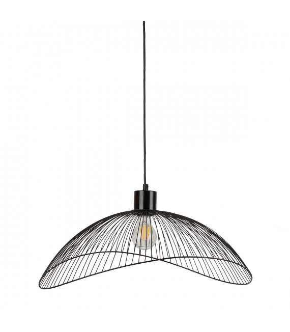 Modern hanging lamp Nunez Matt black