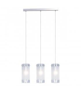 Modern pendant lamp Vigo Chrome made of glass