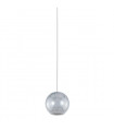 Modern pendant lamp Neutron Chrome in metal