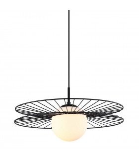 Moderna lampada a sospensione Sandy Black